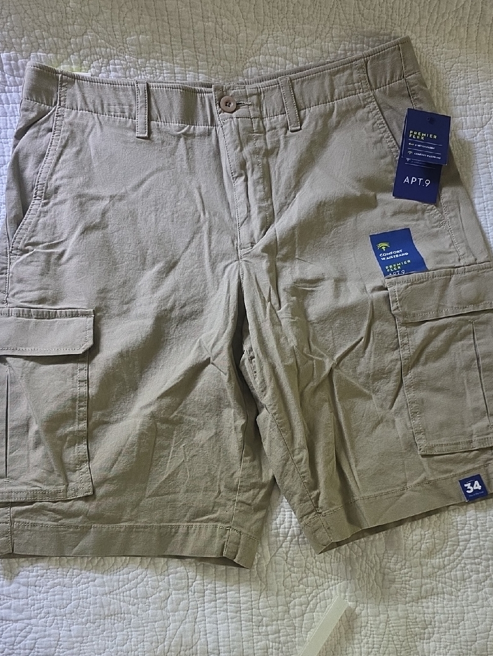 Apt. 9 Men’s Khaki Cargo Shorts